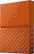 Left. WD - My Passport 2TB External USB 3.0 Portable Hard Drive - Orange.