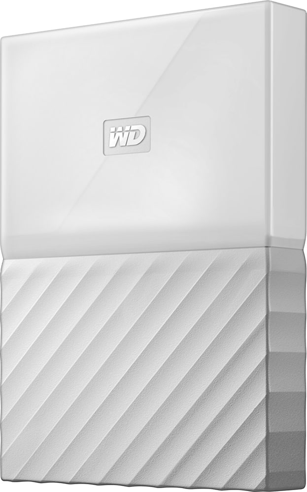 Best Buy: Wd My Passport 2tb External Usb 3.0 Portable Hard Drive White 