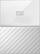 Front. WD - My Passport 4TB External USB 3.0 Portable Hard Drive - White.
