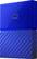 Left. WD - My Passport 4TB External USB 3.0 Portable Hard Drive - Blue.