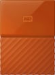 WD - My Passport 3TB External USB 3.0 Portable Hard Drive - Orange - Larger Front