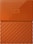 WD - My Passport 3TB External USB 3.0 Portable Hard Drive - Orange