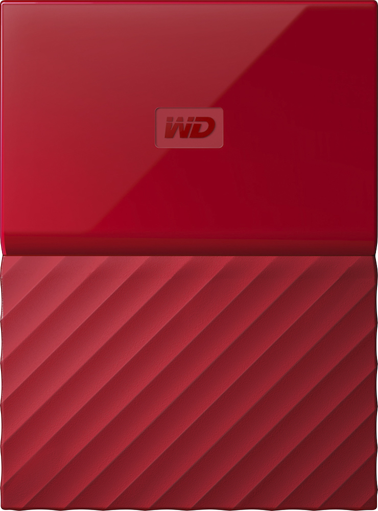 Xbox One and PlayStation 4 WD My Passport 2 TB Portable Hard Drive for PC Red 