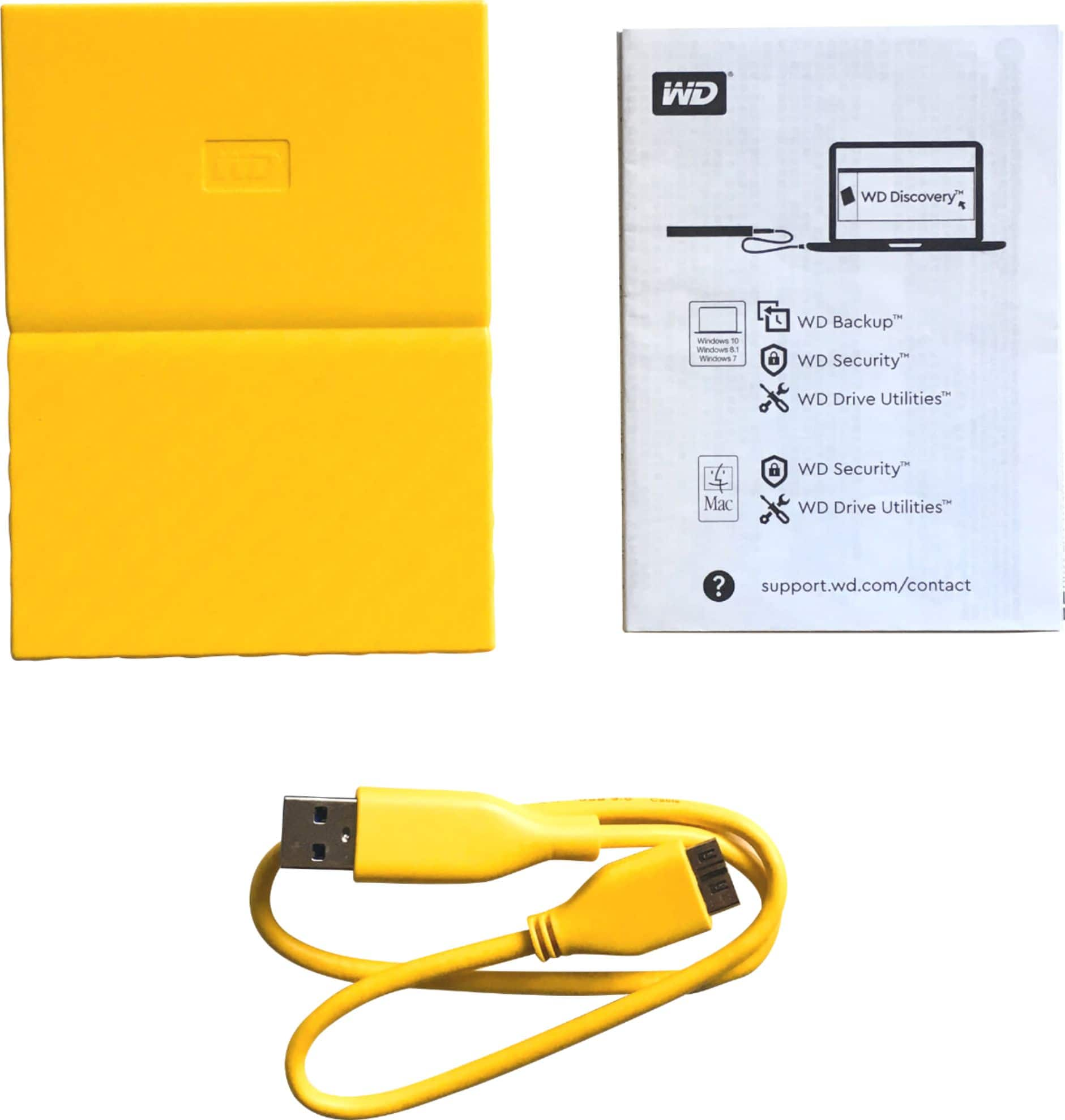 Best Buy Wd My Passport 3tb External Usb 30 Portable Hard Drive Yellow Wdbyft0030byl Wesn 5291