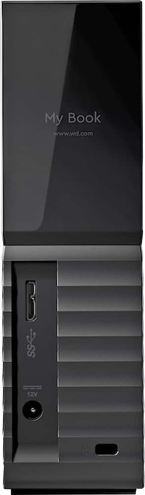Alt View 11. WD - My Book 4TB External USB 3.0 Hard Drive - Black.