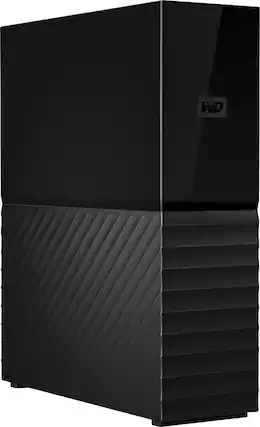 Angle. WD - My Book 6TB External USB 3.0 Hard Drive - Black.