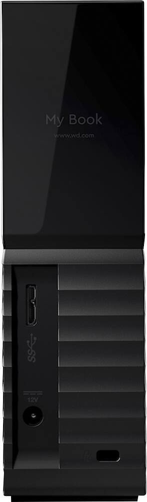 Alt View 11. WD - My Book 6TB External USB 3.0 Hard Drive - Black.