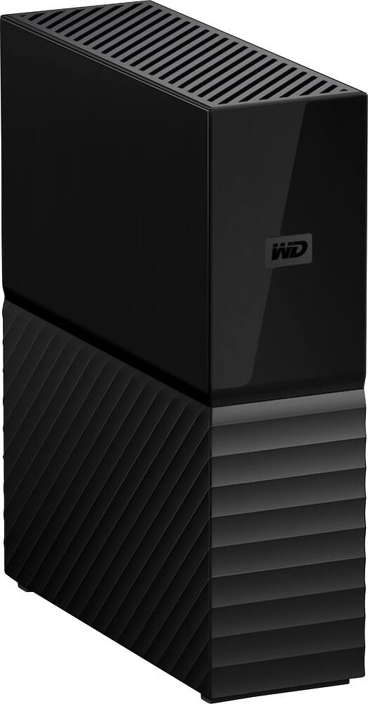 Alt View 12. WD - My Book 6TB External USB 3.0 Hard Drive - Black.