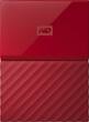WD - My Passport 3TB External USB 3.0 Portable Hard Drive - Red - Larger Front