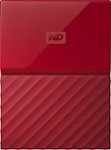 Front Zoom. WD - My Passport 3TB External USB 3.0 Portable Hard Drive - Red.