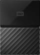 WD - My Passport 2TB External USB 3.0 Portable Hard Drive - Black - Larger Front