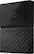 Left. WD - My Passport 4TB External USB 3.0 Portable Hard Drive - Black.