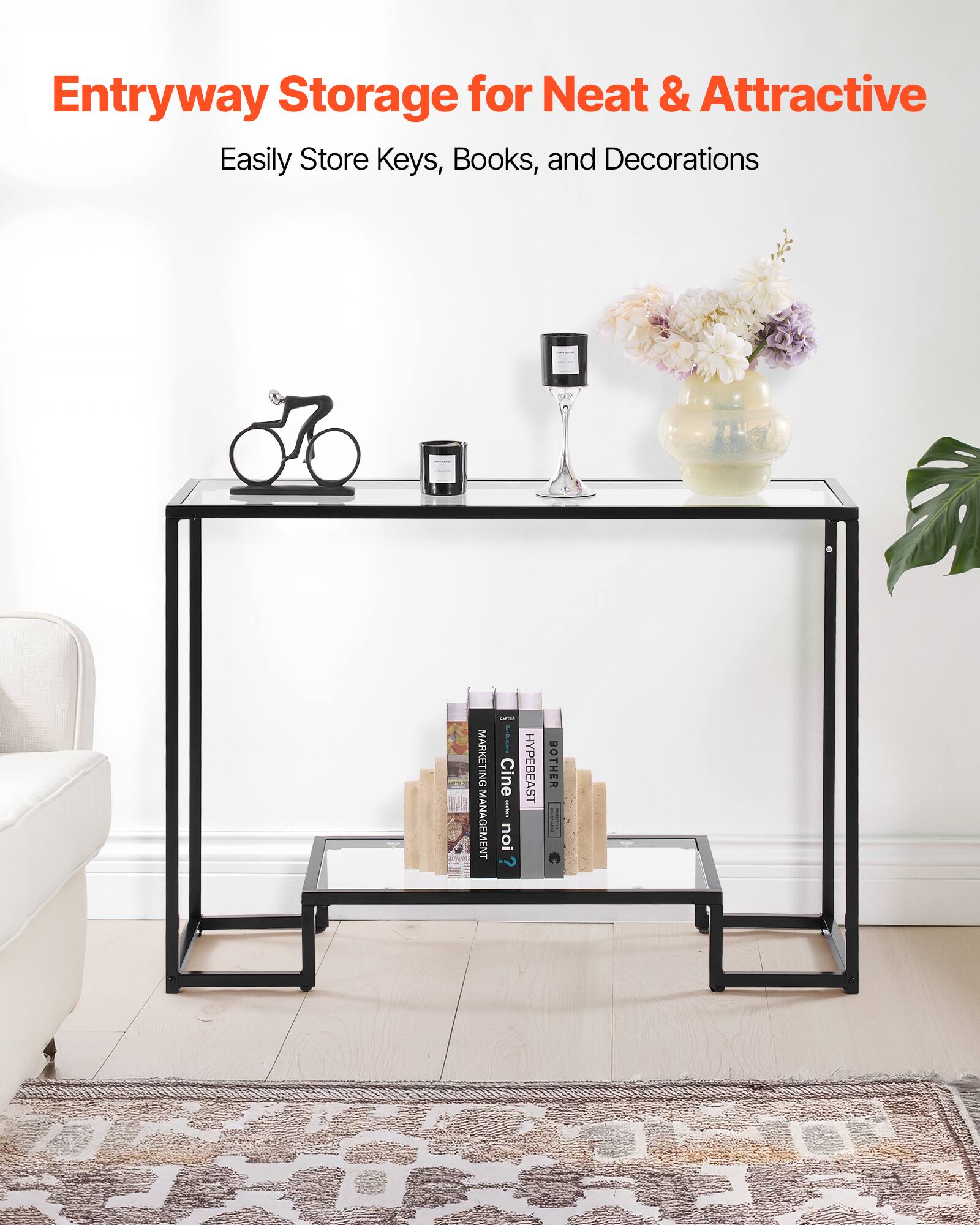 Entryway Storage for Neat & Attractive
Easily Store Keys, Books, and Decorations
MARKETING MANAGEMENT
Cine
HYPEBEAST
BOTHER