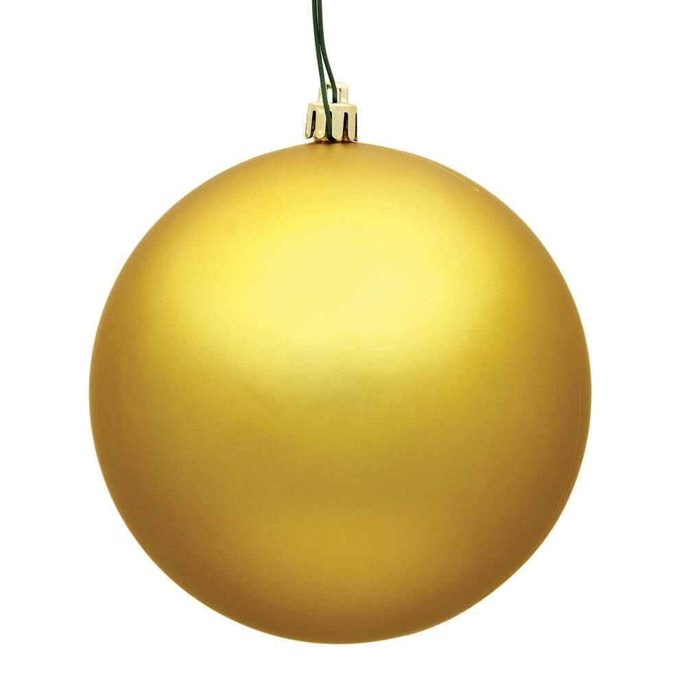 Front. Vickerman - Vickerman 12" Honey Gold Matte Ball UV Drilled Cap - Honey Gold.