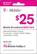 Front Standard. T-Mobile - $25 Mobile Broadband Pass.