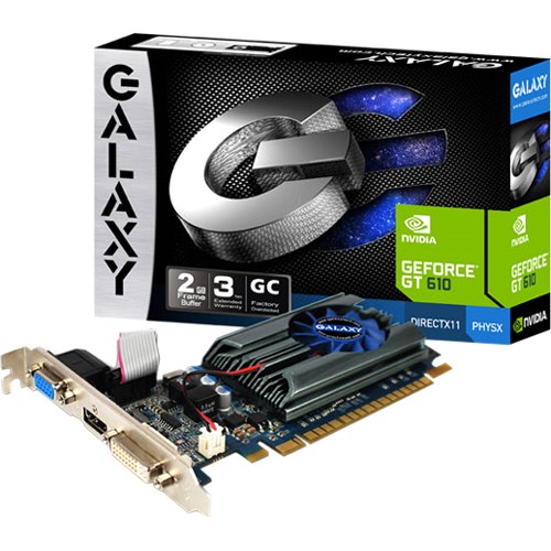 Galaxy GeForce GT 610 2GB DDR3 PCI 