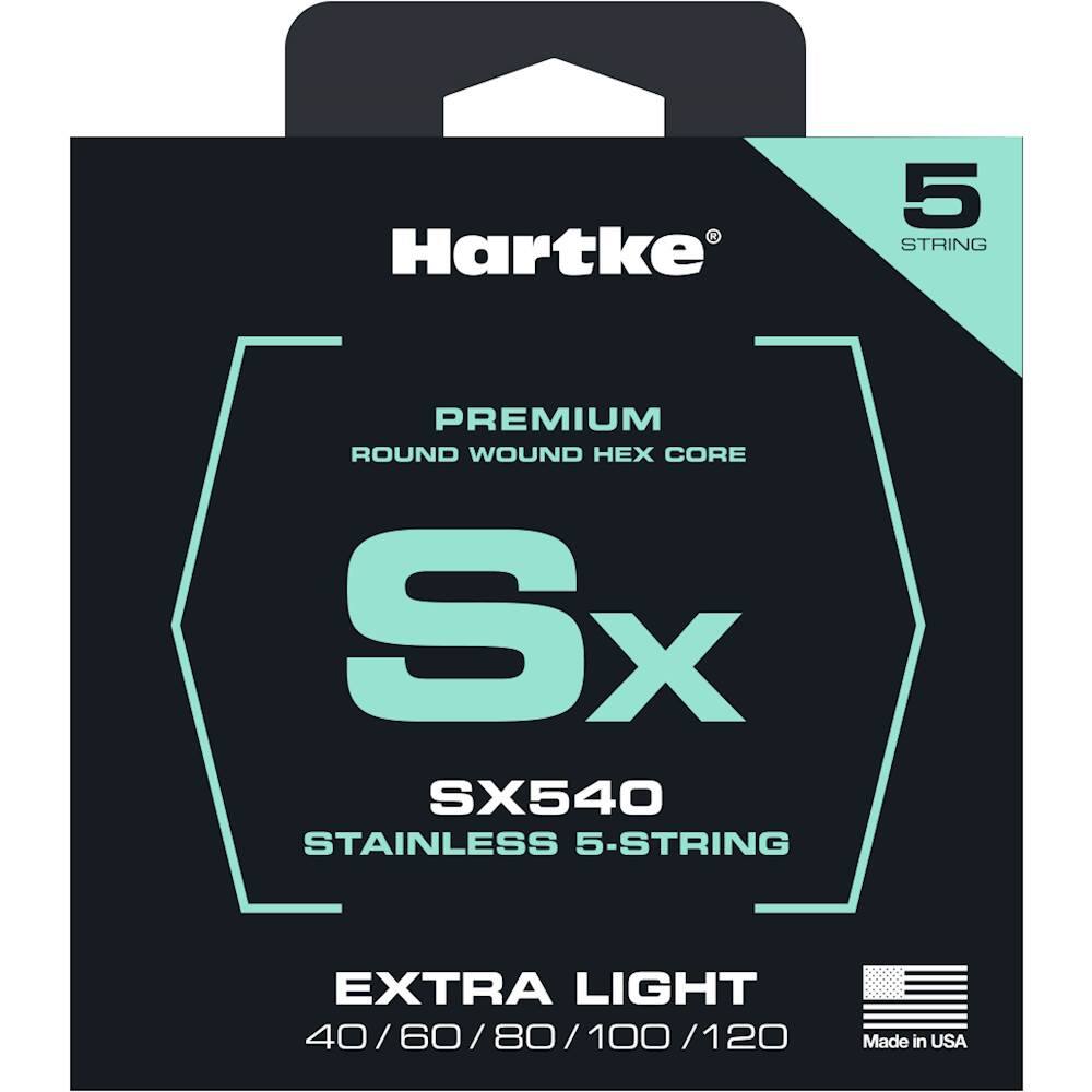 Best Buy Hartke Sx Premium Stainless Steel Bass Guitar Strings HSBSX540