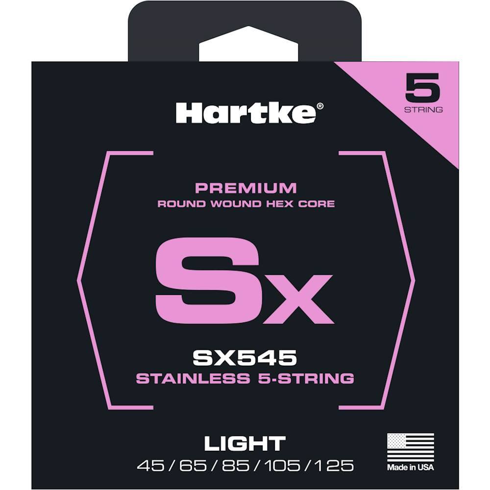 Best Buy Hartke Sx Premium Stainless Steel Bass Guitar Strings HSBSX545
