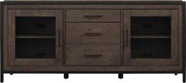 Bell'O - TV Stand for Most TVs Up to 70" - Waxy Weathered - Front_Zoom