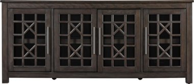 Bell'O - TV Stand for Most TVs Up to 70" - Oak - Front_Zoom