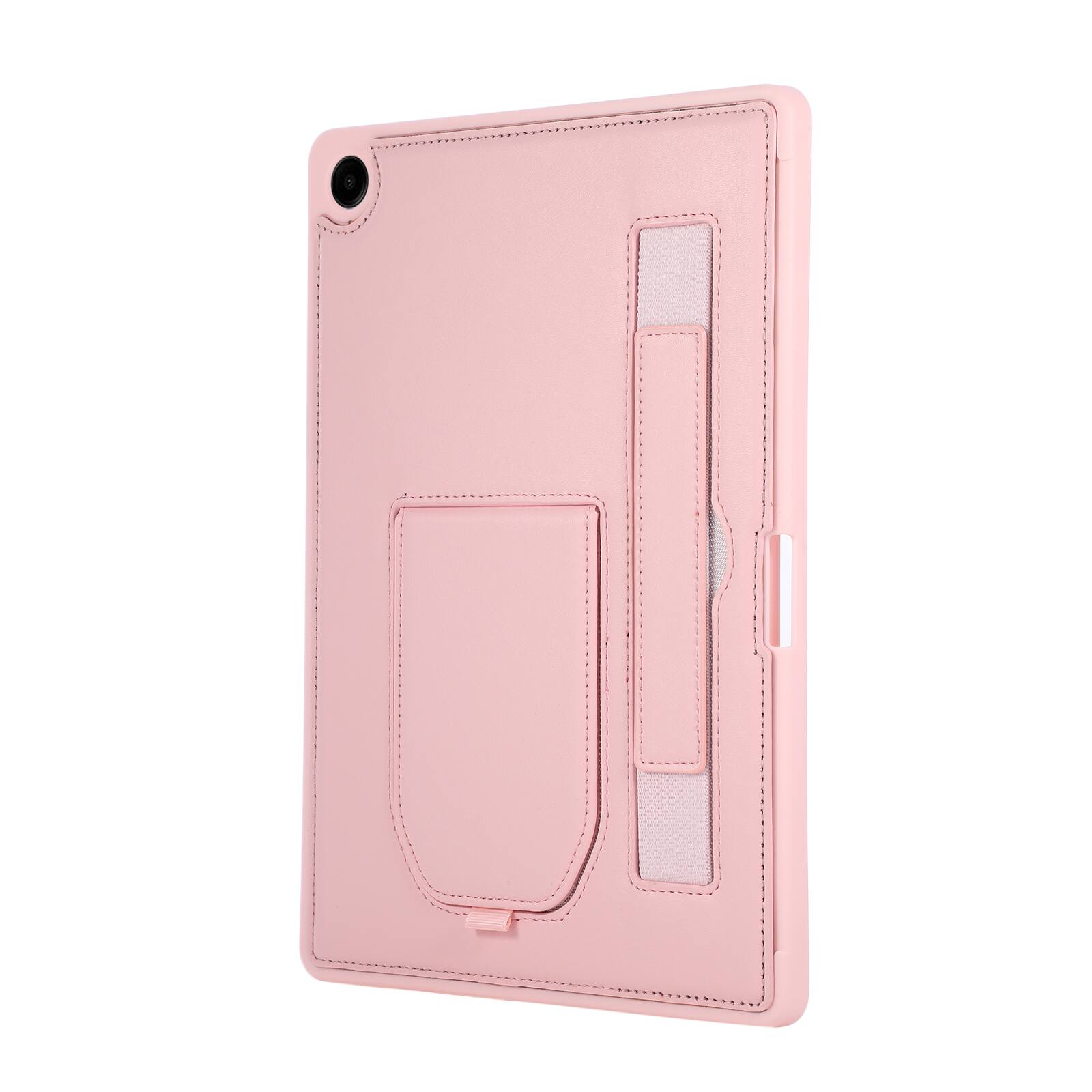 Alt View 2. UUCOVER - Case for Samsung Galaxy Tab A11+ 11-inch 2025 (SM-X230/X236/X238) Shockproof PU Leather Hand Strap Kickstand Cover - Pink.