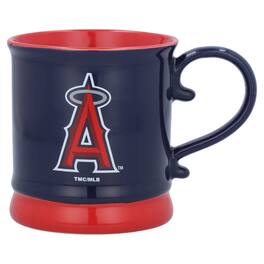 The Memory Company - Los Angeles Angels 16oz. Fluted Mug with Swirl Handle - Multicolor