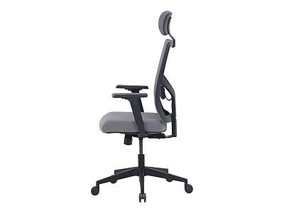 Alt View 2. La-Z-Boy - La-Z-Boy Joel Ergonomic Mesh Swivel Executive Chair, Gray (51448) - Gray.