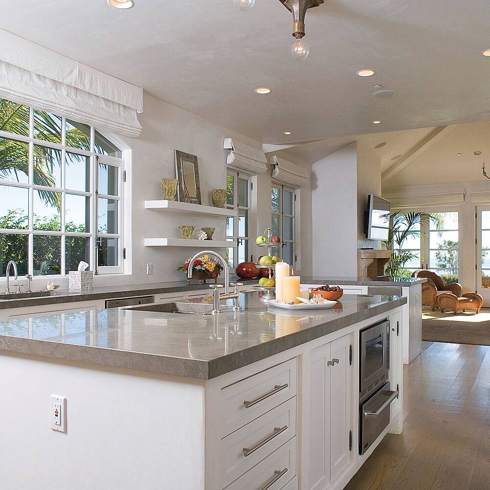 Back. Yamaha - 4" In-Ceiling Speakers (Pair) - White.