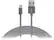 Front. Just Wireless - Apple MFi Certified 6' Lightning USB Charging Cable - Slate gray.