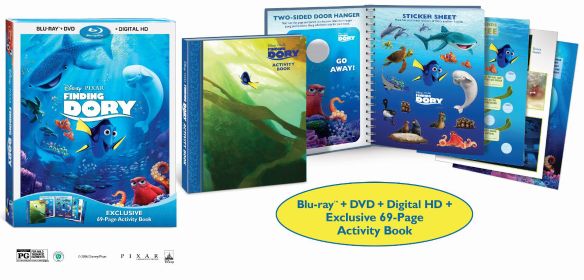  Finding Dory [Includes Digital Copy] [Blu-ray/DVD] [Activity Book] [Only @ Best Buy] [2016]