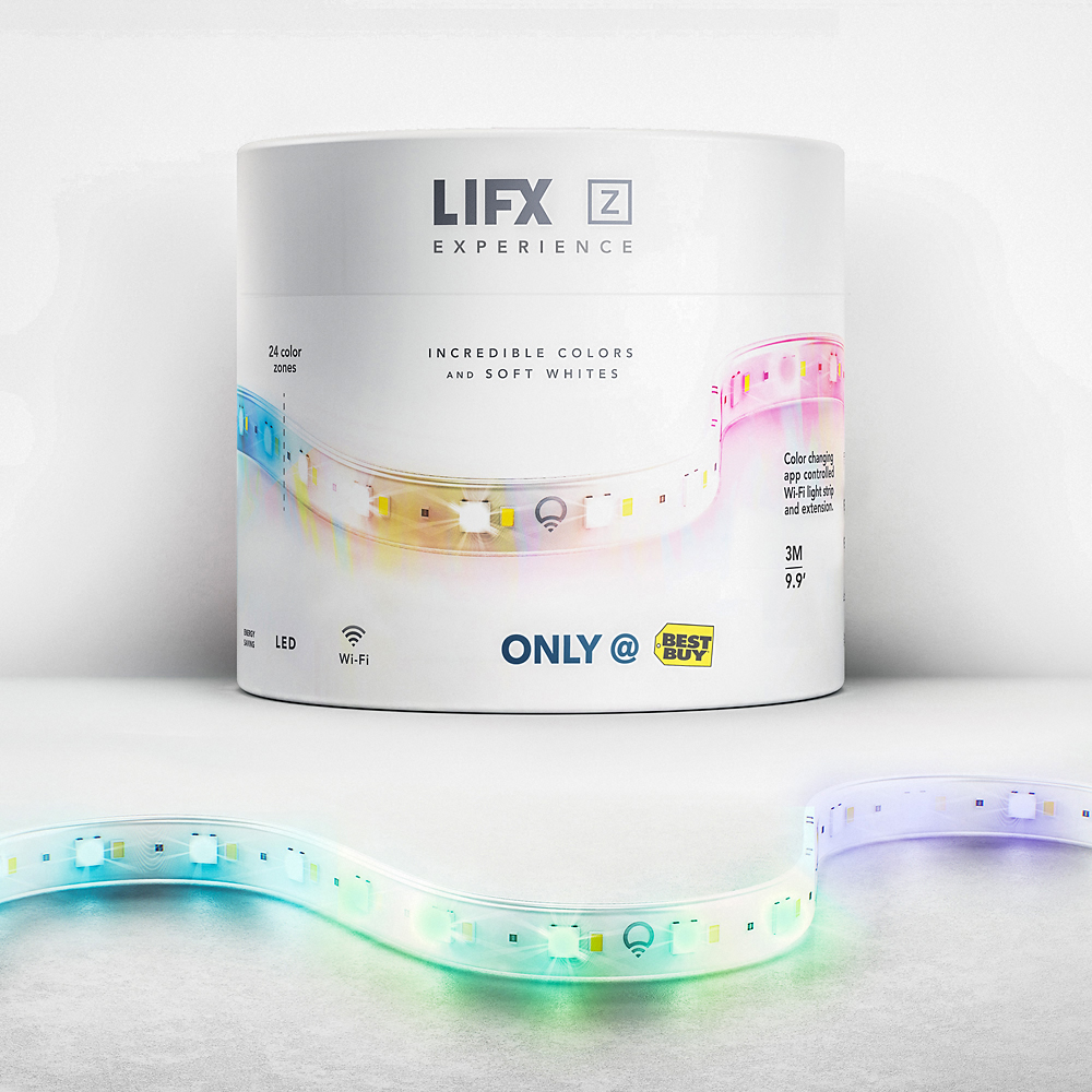 pence Altid Udløbet LIFX Z Experience Wi-Fi LED Light Strip Starter Kit 9.9' Multicolor  LZC3M4WWUC07 - Best Buy