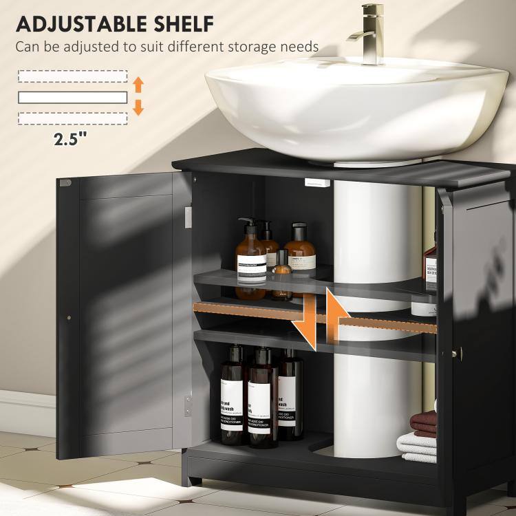 ADJUSTABLE SHELF  
Can be adjusted to suit different storage needs  
2.5"