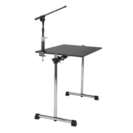 Gibraltar Hardware - Table Mount Microphone Boom Arm, Ideal Podcast or Vocal Station, Durable and Adjustable