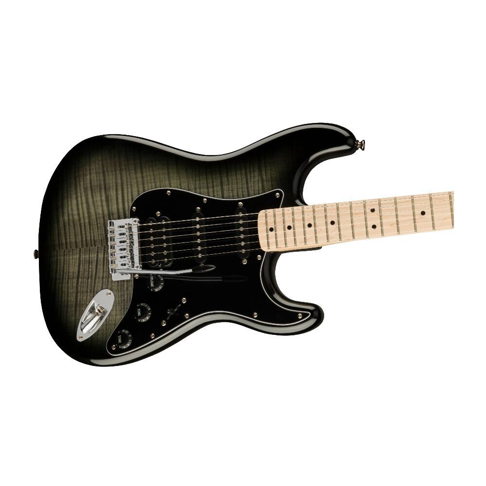 Back. Squier - Squier Affinity Series Stratocaster FMT HSS Guitar (Black Burst).