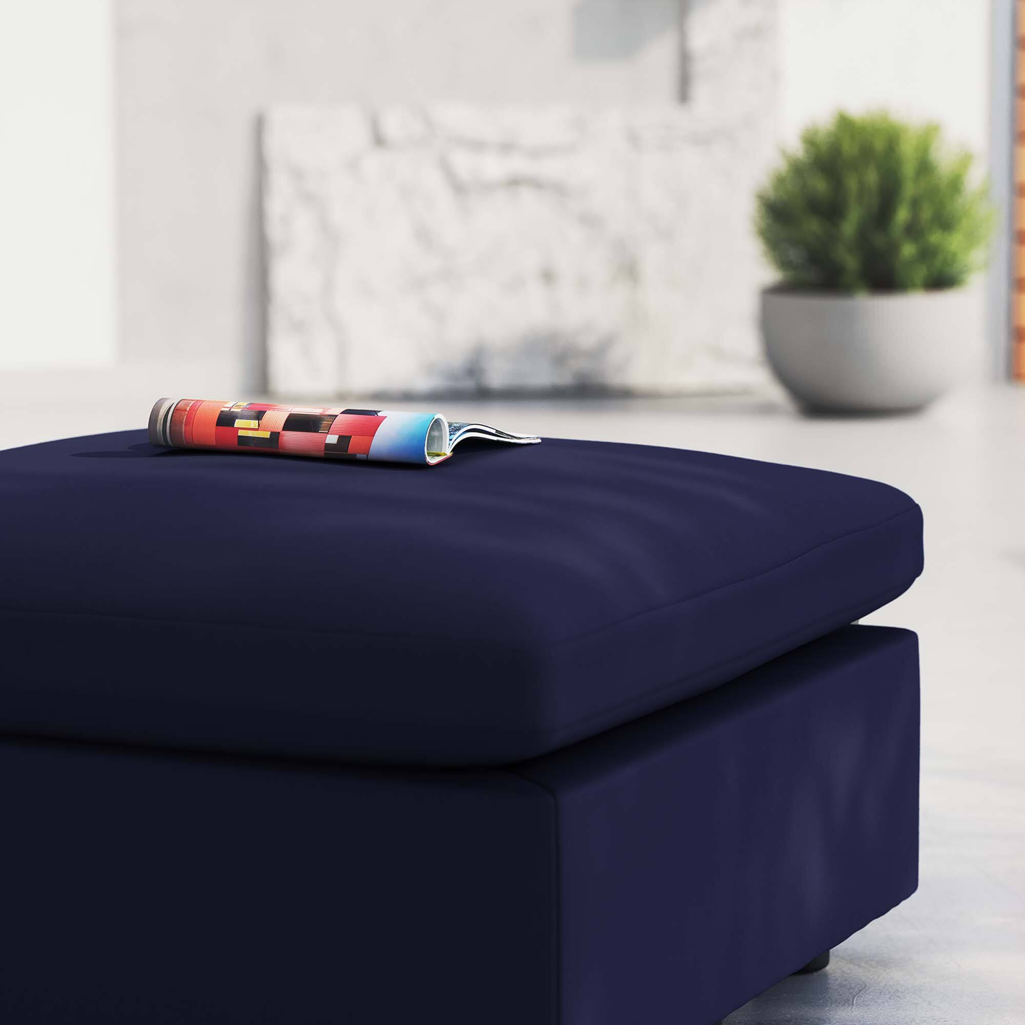 Back. Modway - Commix Sunbrella® Outdoor Patio Ottoman by Modway - Navy.