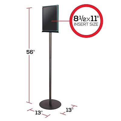 8 1/2 x 11" INSERT SIZE  
56"  
13"  
13"