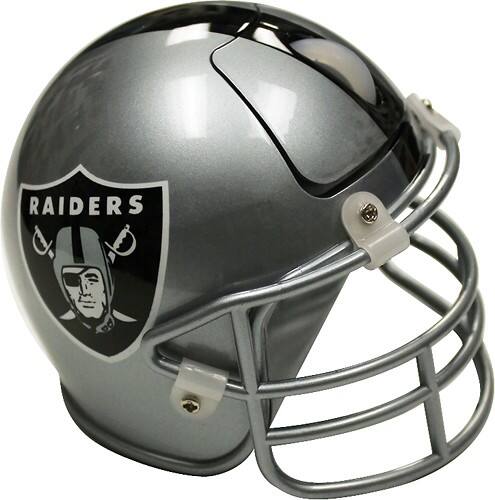 Angle Standard. PSG - Oakland Raiders Football Helmet Wireless Scroll Mouse.