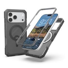 UAG - iPhone 17 Pro Max Case with MagSafe, Full Body 2-Piece w/ Integrated Port Cover, Rugged Protective Cover, Trooper - Ash