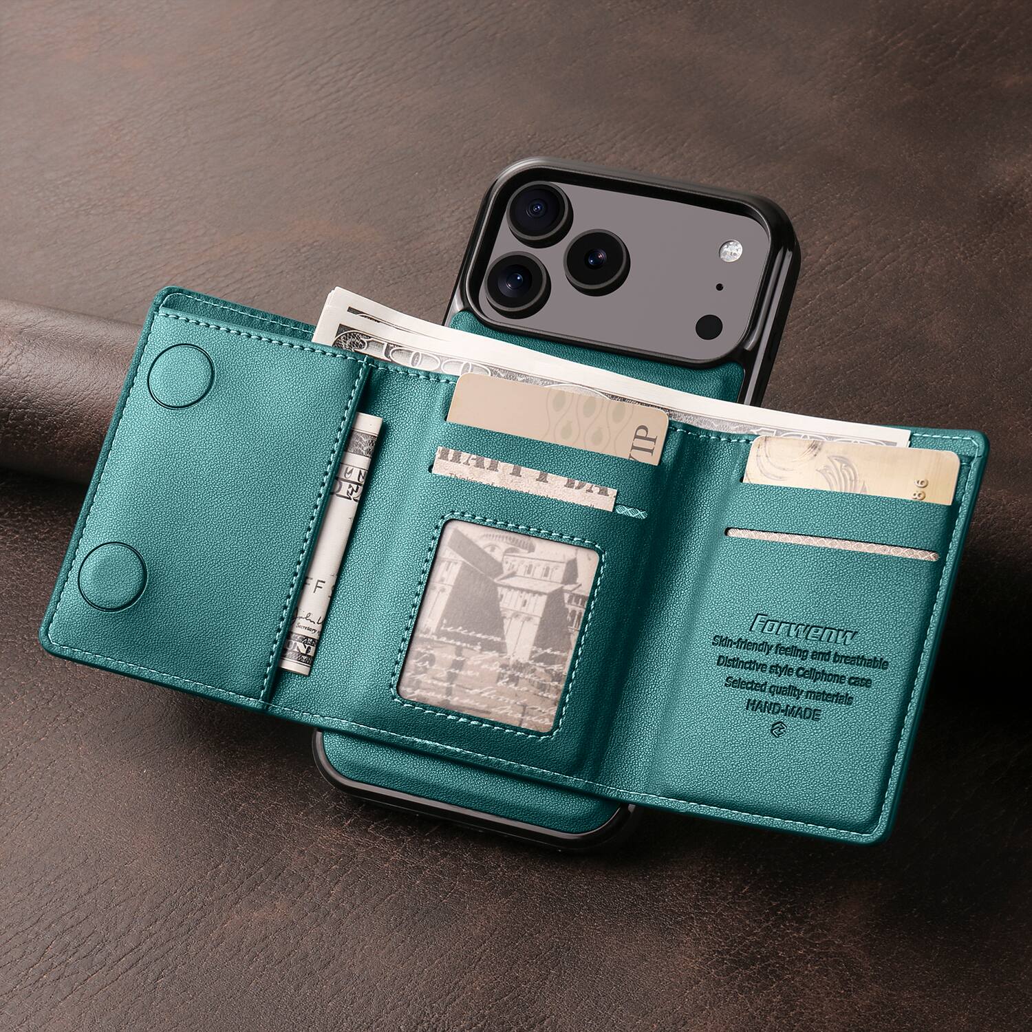 Skin-friendly, feeling and breathable  
Distinctive style Cellphone case  
Selected quality materials  
HAND-MADE