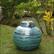 Alt View Standard 1. Smart Garden - Sari Ceramic Fire Pot - Ocean Fury.