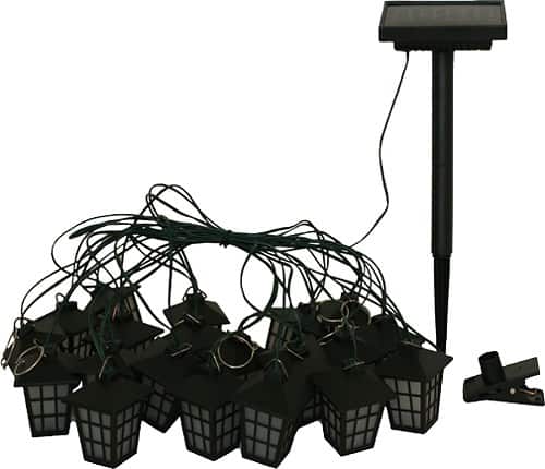 Front Standard. Smart Solar - San Rafael Solar String Lights - White.