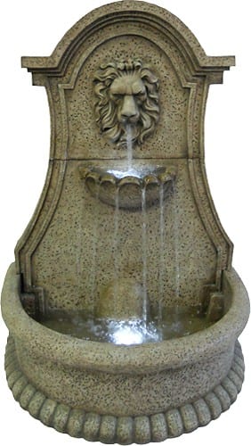 Front Standard. Smart Garden - Lucerne Lion's Head Electric Fountain.