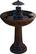 Front Standard. Smart Solar - Umbrella Series Solar Fountain - Aged Bronze.