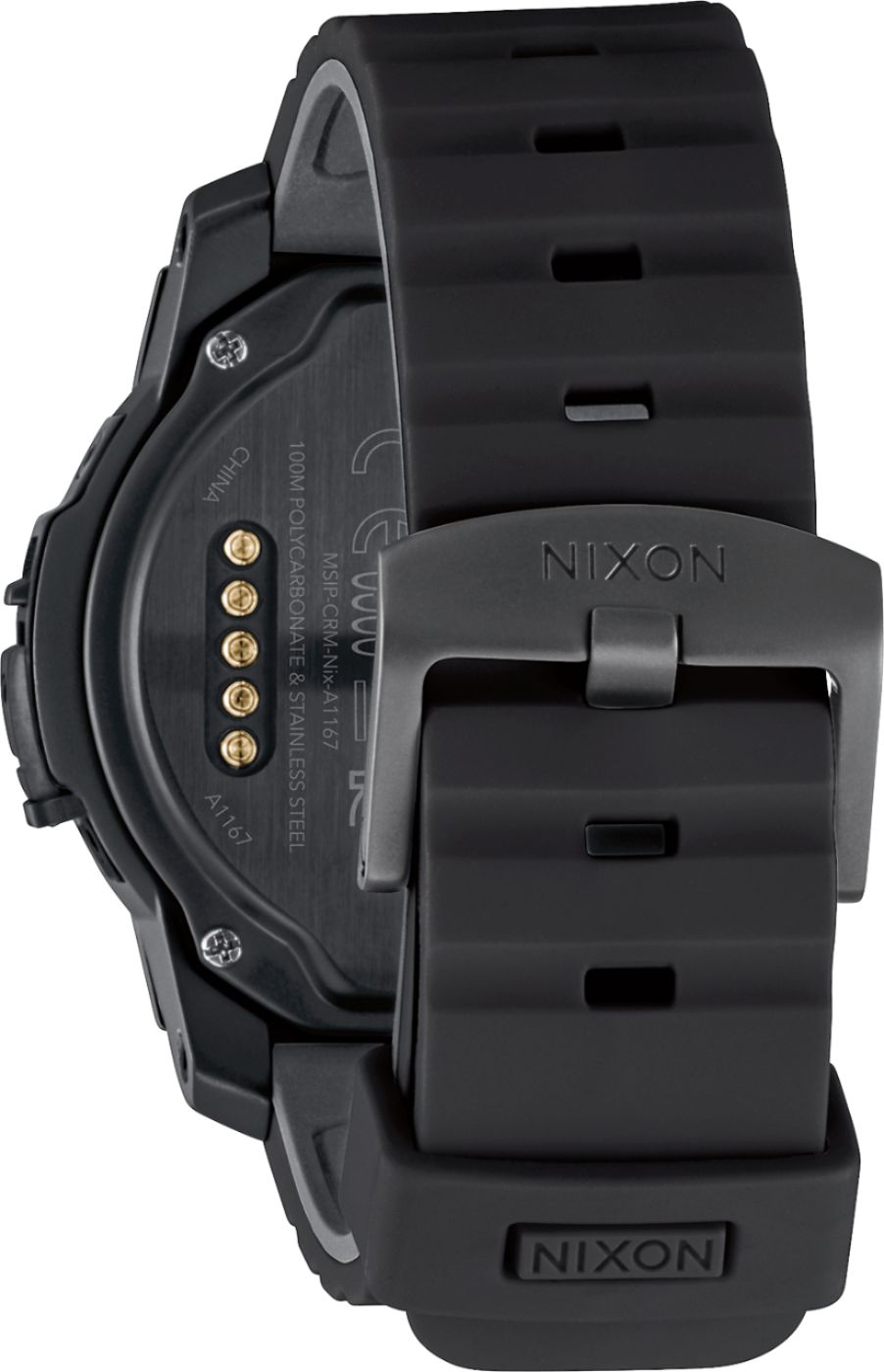 Best Buy: NIXON The Mission Smartwatch 48mm Polycarbonate Black 