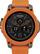 Front. NIXON - The Mission Smartwatch 48mm Polycarbonate - Orange.
