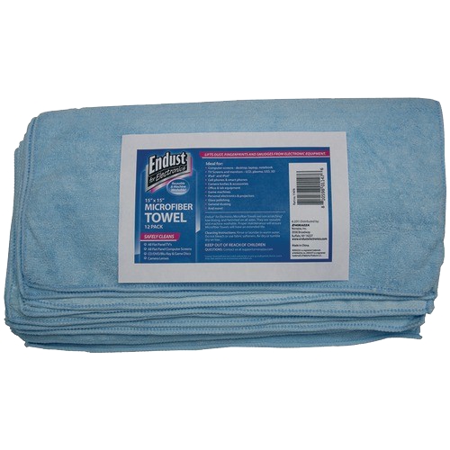 Best Buy: Endust for Electronics Microfiber Towels (12-Pack) Blue 11476