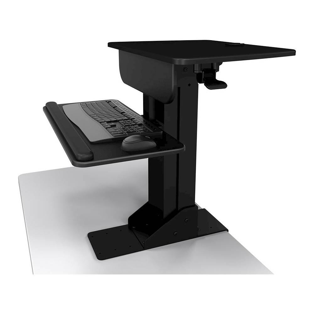 Best Buy: Atdec Sit-to-Stand Clamp Display Stand Black A-STSCB