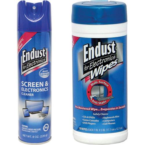 Endust - Anti-Static Screen Cleaner and Anti-static Wipes Kit