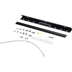 Hangman - Fixed TV Wall Mount for Most 26" - 55" Flat-Panel TVs - Black anodized - Front_Zoom