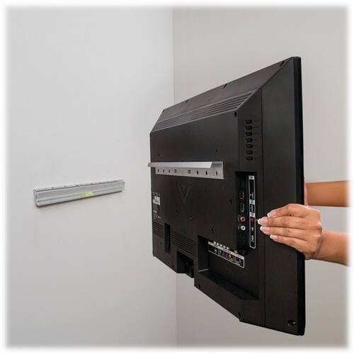 Alt View 11. Hangman - Fixed TV Wall Mount for Most 26" - 55" Flat-Panel TVs - Black anodized.